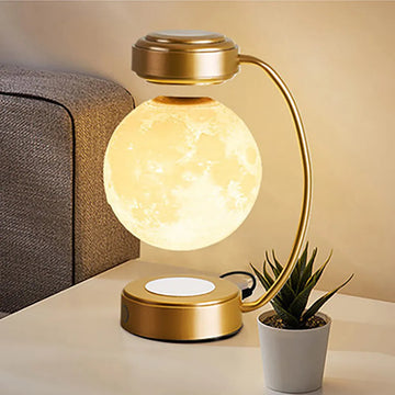 3D Magnetic Levitating Moon Lamp LED